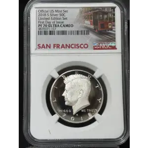 Half Dollars---Kennedy- Post 1970 Silver- 0.5 Dollar