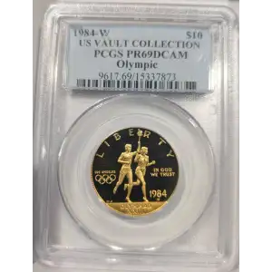 1984-W $10 Olympic, DCAM