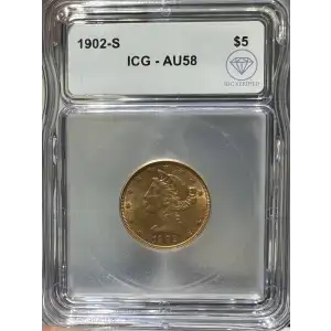 Half Eagles---Liberty Head 1839-1908 -Gold- 5 Dollar