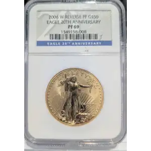 2006 W 20TH ANNIVERSARY SET REVERSE PROOF OFFICIAL US MINT SET