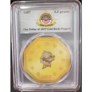 1857 5 oz Pinch of Gold S.S. Central America #2 (2)