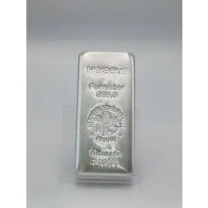 10 oz Heraeus Minted Silver Bar CoA (2)