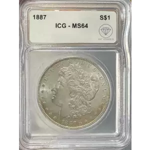 1887 Morgan Dollar ICG MS64 IDC Verified