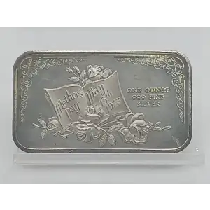 1977 Welcome Baby 1 oz Silver Bar Madison Mint VINTAGE [DUPLICATE for #564541]