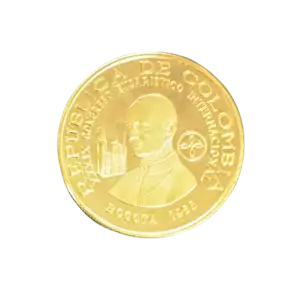 1968 Colombia 200 Pesos Gold (2)