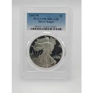 2004-W American Silver Eagle PCGS PR70 DCAM (Chip on Holder) [DUPLICATE for #562767] (2)
