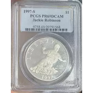 199-7 Jackie Robinson $1 Commemorative PCGS PR69DCAM