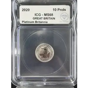 1/10 oz Platinum Britannia