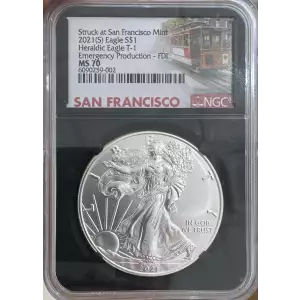 2021(S) Heraldic Eagle T-1 - FDI Emergency Production Struck at San Francisco (2)