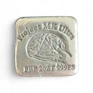 2oz Silver Bar “Project MK Ultra” / Polar Bear Pours  (2)