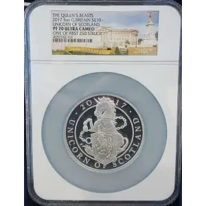 The Queen's Beasts 5 oz Silver Unicorn of Scotland (2)