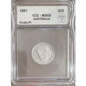 AUSTRALIA Platinum 25 DOLLARS