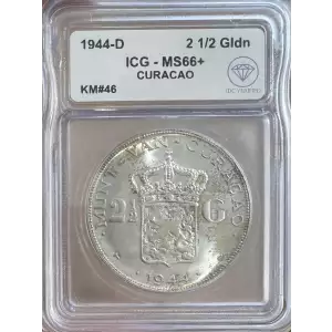 Curacao Silver 2-1/2 GULDEN