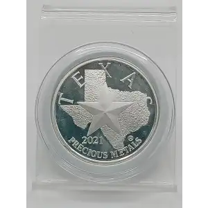 2021 Texas 1 oz Silver Battle of the Alamo 1836 Round (2)