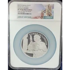 Great Britain 5 oz Silver Tower of London (2)
