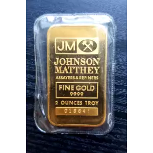 2 oz Johnson Matthey Gold Bar