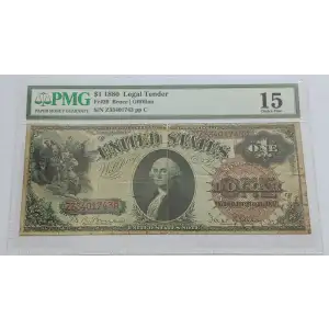$1 1880 Large Brown; red serial numbers. Legal Tender Issues 29
