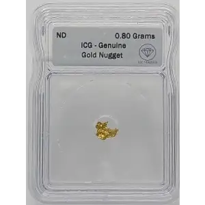 Gold Nugget 0.80 Grams 22K