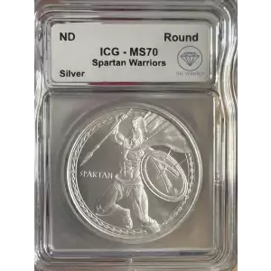 Spartan Warriors Silver Round