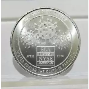 1 oz Envela Covid-19 Virus Silver Rounds (April 2020)