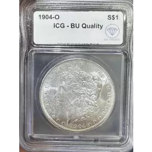 1904-O Morgan Dollar ICG BU Quality IDC Verified