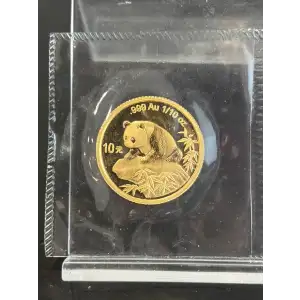 1999 1/10oz Chinese Gold Panda Large Date (Sealed) (3)