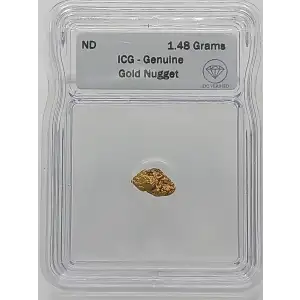 Gold Nugget 1.48 Grams 18.5K