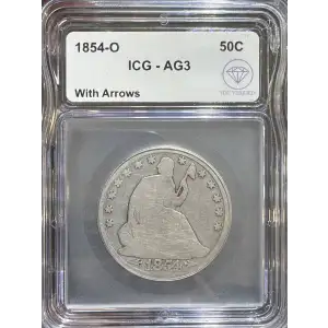 Half Dollars---Liberty Seated 1839-1891 -Silver- 0.5 Dollar