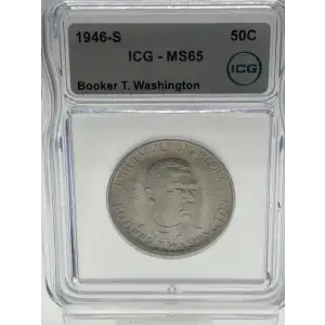Classic Commemorative Silver--- Booker T. Washington Memorial 1946-1951-Silver- 0.5 Dollar (4)