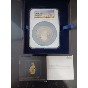 The Queen's Beasts 5 oz Silver White Greyhound of Richmond