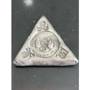3 oz MK Barz Captains Loot SIlver Triangle 214/500 (2)