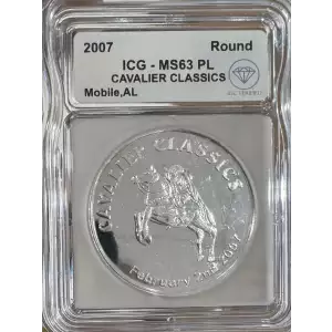 2007 Cavalier Classics 1 oz Round