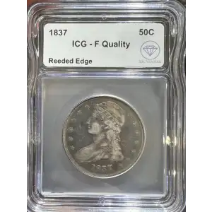 Half Dollars---Capped Bust, Reeded Edge 1836-1839 -Silver- 0.5 Dollar