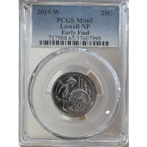 2019 5 oz Silver America the Beautiful Lowell National Historical Park