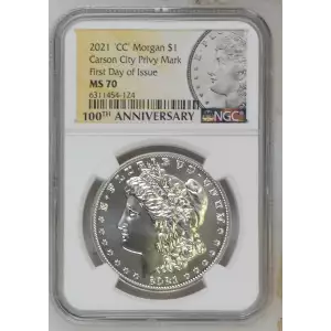 2021 'CC' Carson City Privy Mark First Day of Issue (2)