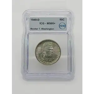 Classic Commemorative Silver--- Booker T. Washington Memorial 1946-1951-Silver- 0.5 Dollar (4)