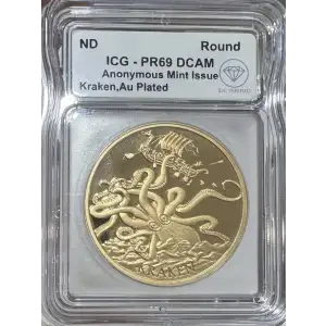 1 oz Kraken Silver Round