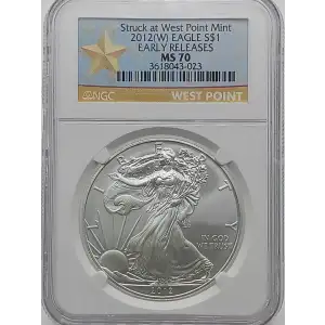 2012(W) EARLY RELEASES Struck at West Point Mint
