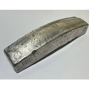 11.55 oz Tael Hand Poured Silver Ingot