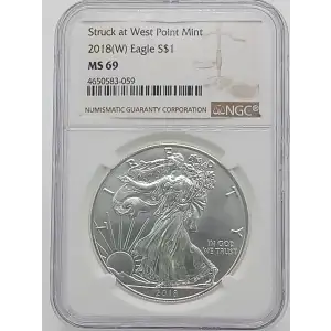 2018-W Silver Eagle NGC MS-69 (2)