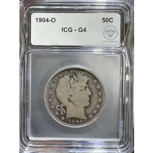 1904 O Barber Half Dollar ICG G-4 IDC Verified