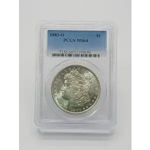 1882-O Morgan Silver Dollar PCGS MS64 (2)