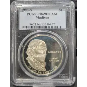 1993-S $1 Madison, DCAM
