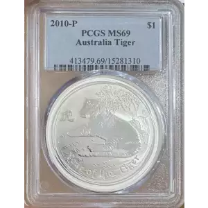 2010-P $1 Year of the Tiger Ag