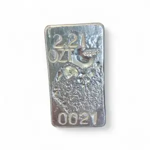 2.21oz Rustic Silver Bar | Unknown Manufacturer