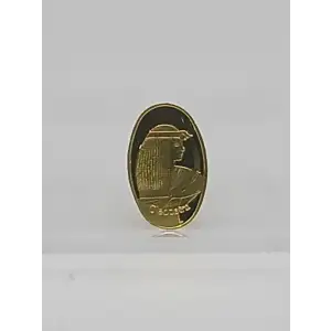 2.5 g Cleopatra PAMP Gold Oval Bar
