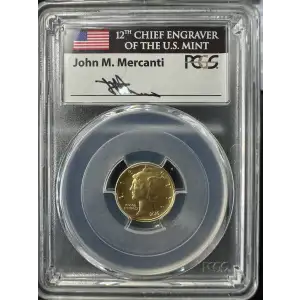 10C 100th Anniversary Gold Dime Commemorative