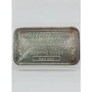 Vintage 1 oz Silver South East Refining Panama City, Florida Bar