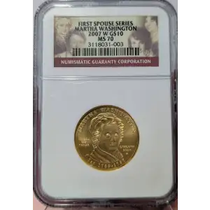 2007 MARTHA WASHINGTON FIRST SPOUSE SERIES