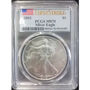 2003 $1 Silver Eagle First Strike (2)